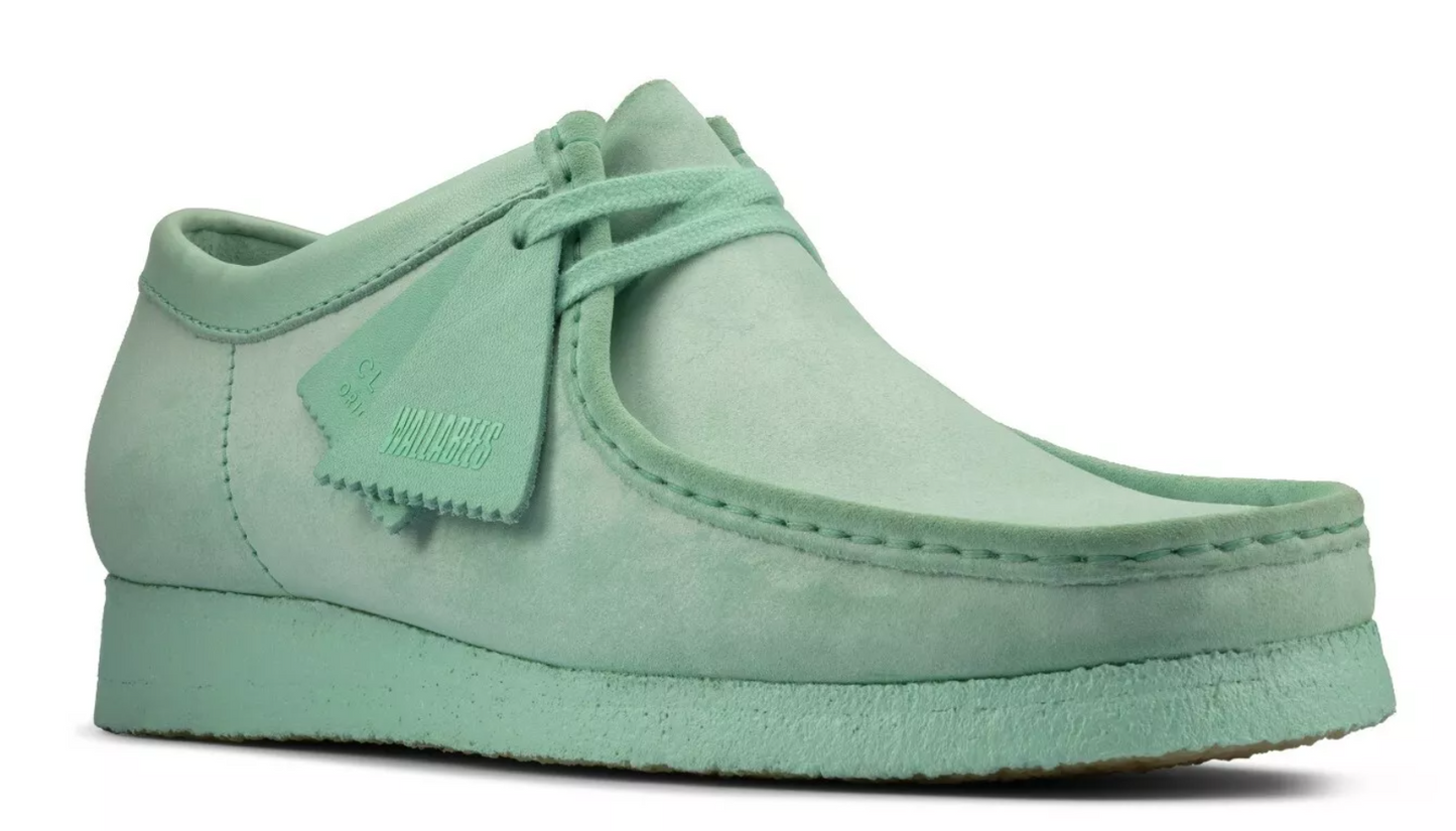 Clarks - Wallabee Lo - Mint Suede - 26158500 - Men's