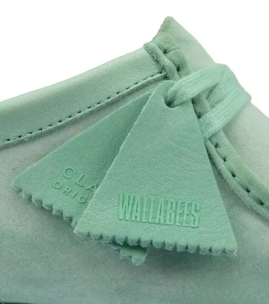 Clarks - Wallabee Lo - Mint Suede - 26158500 - Men's