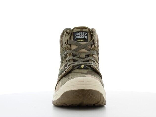 Safety Jogger, Steel Toe Work Boot, DESERT MULTI