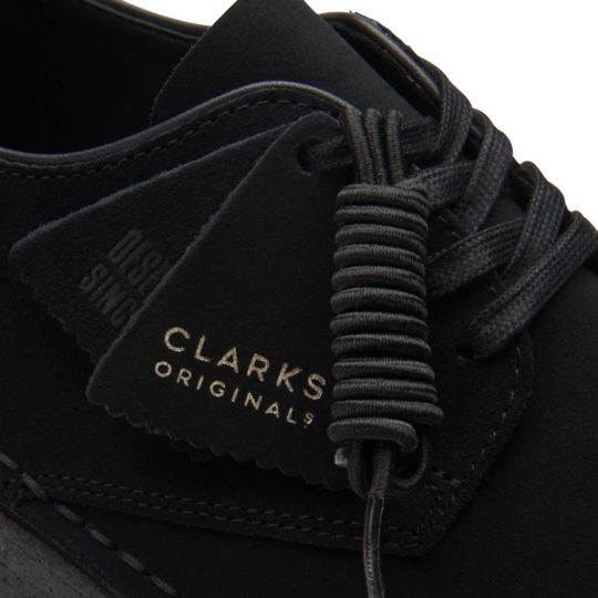 Clarks Desert Coal London Black Suede - 26171744
