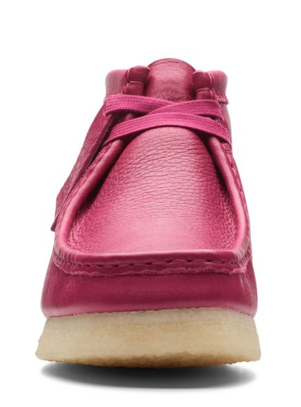 Clark - Wallabee Boot - Berry Leather (WOMEN'S) - 26173235