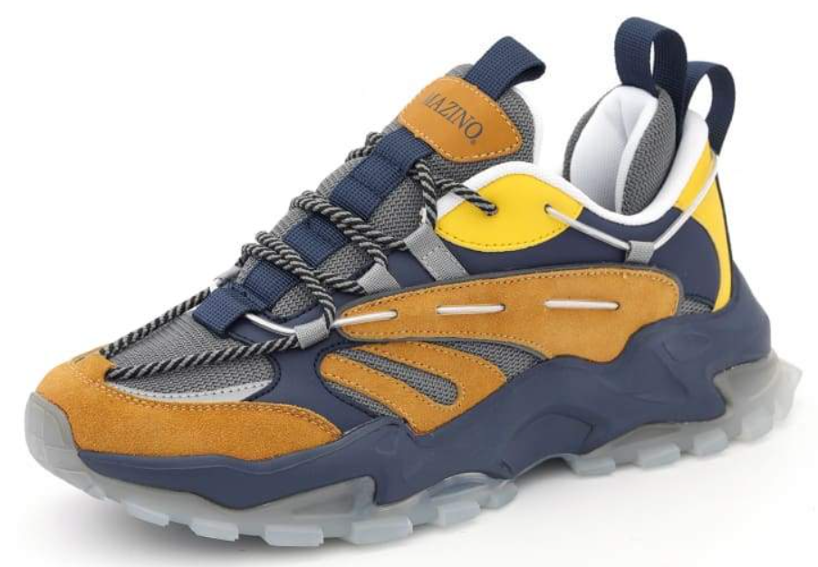 Mazino - Core-215 - Cognac / Navy / Yellow