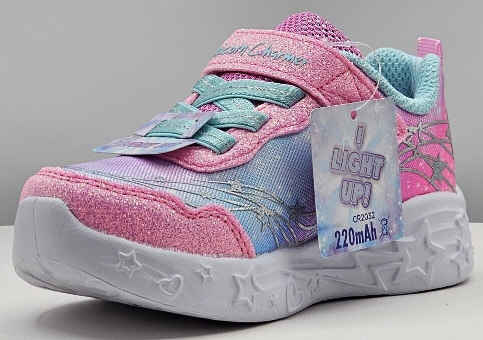 SKECHERS LIGHT UPS - LIL STELLAR - 302697/PKTQ (TODDLERS)