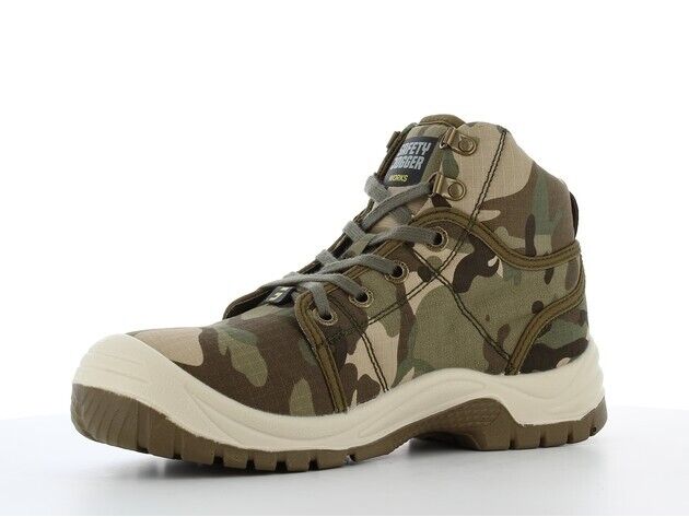 Safety Jogger, Steel Toe Work Boot, DESERT MULTI
