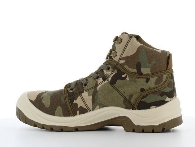 Safety Jogger, Steel Toe Work Boot, DESERT MULTI