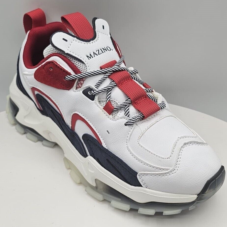 Mazino - Mantle-007 - White / Navy / Red