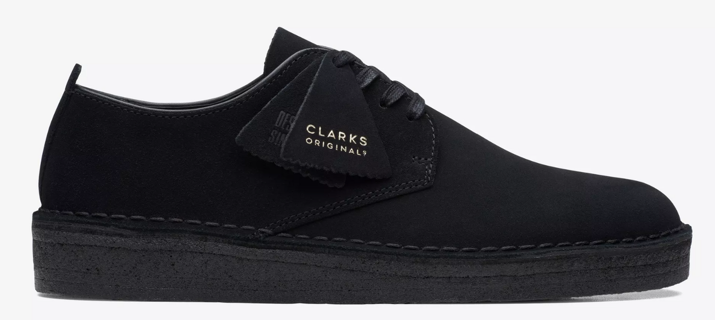 Clarks Desert Coal London Black Suede - 26171744