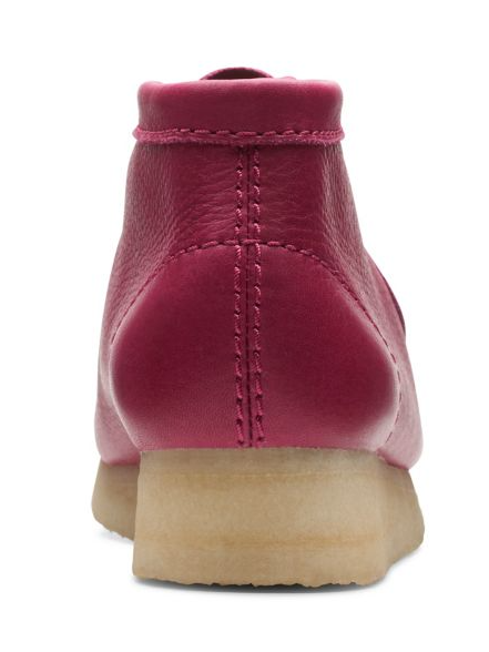 Clark - Wallabee Boot - Berry Leather (WOMEN'S) - 26173235