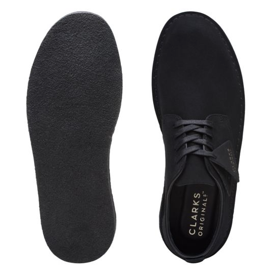 Clarks Desert Coal London Black Suede - 26171744