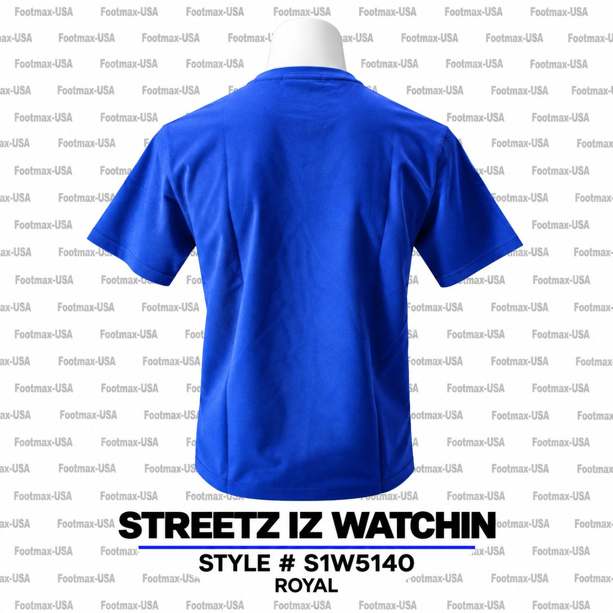STREETZ IZ WATCHIN T-SHIRT - SIW5140-ROYAL "MEN'S"