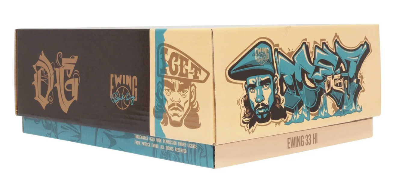 Patrick Ewing Rogue x ICE T (1EW02652-341) Wood Ash / Maui Blue / Redwood