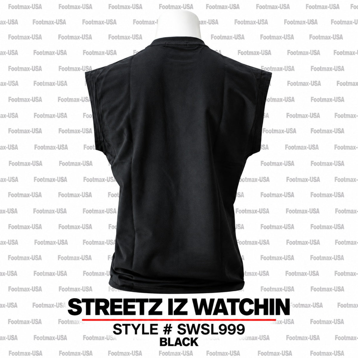 STREETZ IZ WATCHIN "MEN'S" SWSL999-BLACK "ARM LESS"