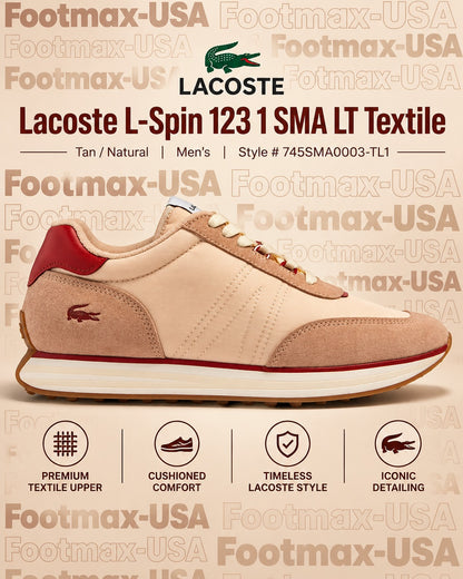 Lacoste L-Spin 123 1 SMA LT "TEXTILE" 745SMA0003-TL1 - Men's
