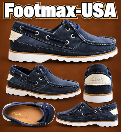 Clarks Durleigh Sail - 26157795 - Navy Nubuck - Mens