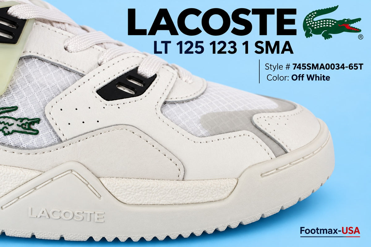Lacoste LT 125 123 1 SMA - Textile - 745SMA0034-65T - Mens - Off Wht