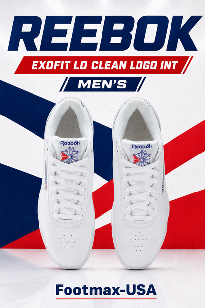 Reebok Exofit Lo Clean Logo Int. - 100000169 - White / Royal (Men's)