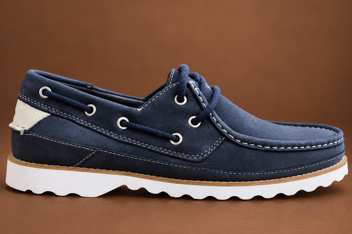 Clarks Durleigh Sail - 26157795 - Navy Nubuck - Mens
