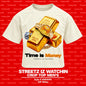 STREETZ IZ WATCHIN T-SHIRT "MEN'S" - SIW5090-OFF WHITE