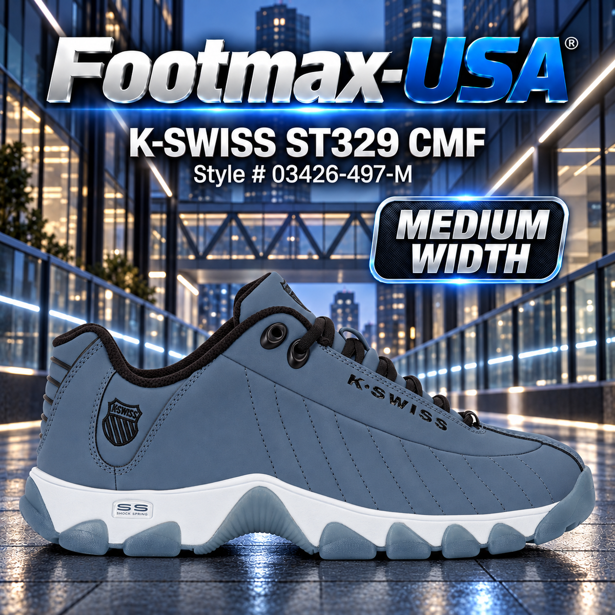 K-SWISS ST329 CMF - 03426-497-M - BLUHZN/BK/WT/ICBLU - (Men's)