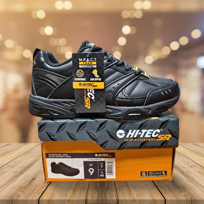 Slip Resistant HI-TEC Fusion SR Lace - CH80358W-B (WOMEN'S)