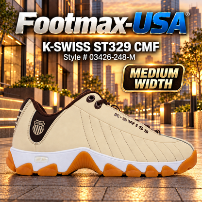 K-Swiss ST329 CMF - Wdwash / Choclat / Wt / Gum - 03426-248-M (Men's)