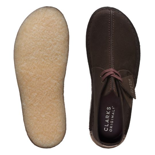 Clarks Desert Trek - Dark Brown Suede - 26155488