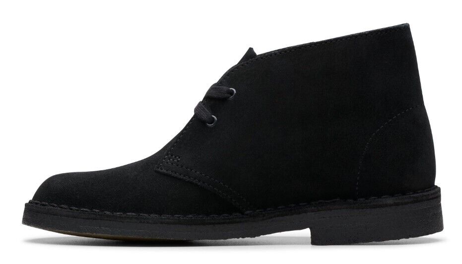 Clarks Desert Boot -Black Suede - 26155524 - WOMEN'S (SPECIAL PRICE)