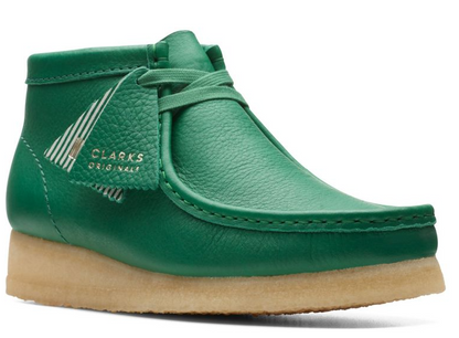 Clarks - Wallabee Boot - Castus Green Leather (WOMEN'S) - 26173234
