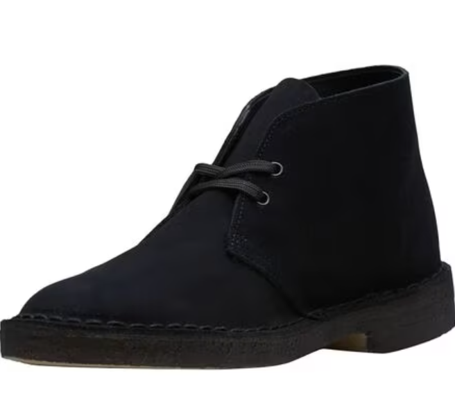 Clarks - Desert Boot - Black Suede - 26155480 - Men's