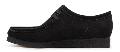 Clarks Originals Wallabee Lo Black Suede 26155519