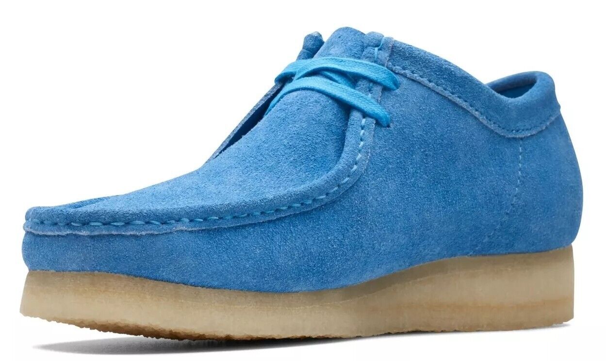 Clarks Wallabee - 26170534 - Bright Blue - Adults