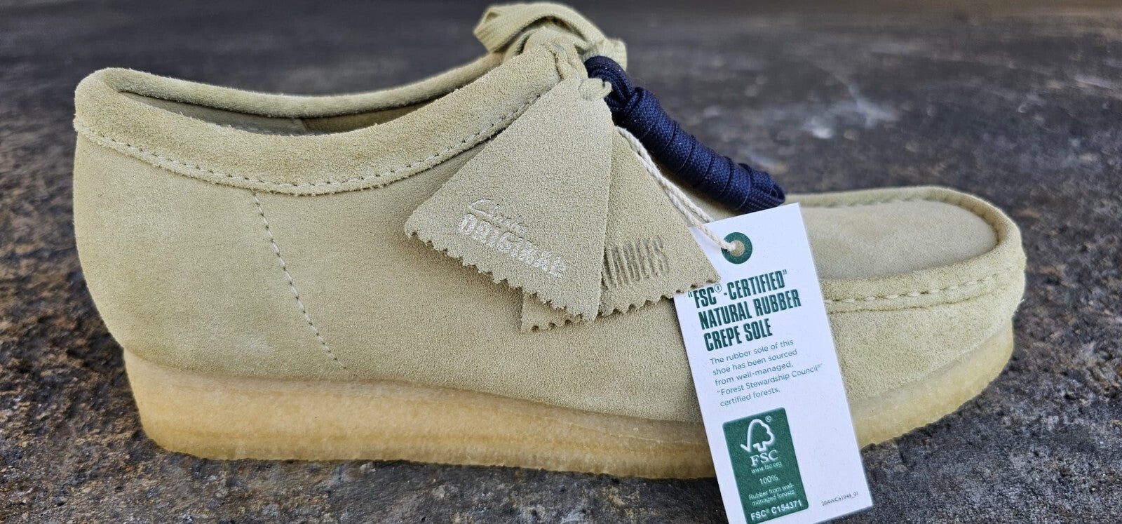 Clarks Wallabee Lo - Maple Suede - 26155515 (SPECIAL PRICE)