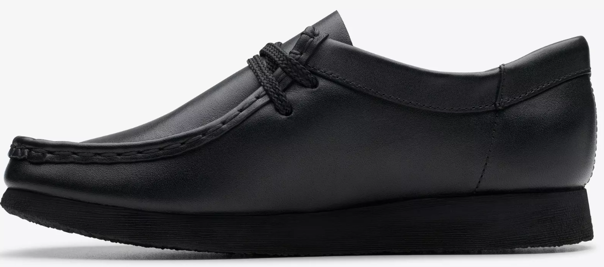 Clarks Wallabee Black Leather - 26168045 - KID'S / JUNIORS