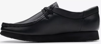 Clarks Wallabee Black Leather - 26168045 - KID'S / JUNIORS