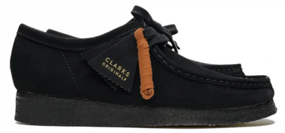 Clarks Originals Wallabee Lo Black Suede 26155519