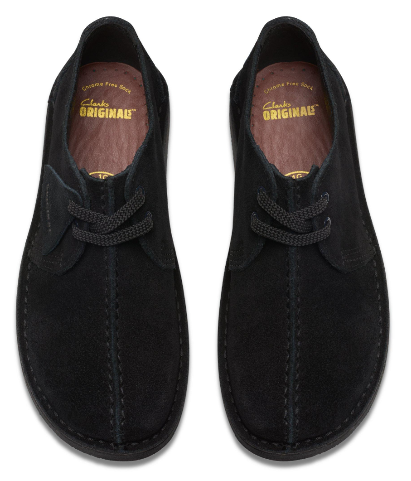 Clarks Desert Trek Black Suede - 26168046 - KIDS / JUNIORS