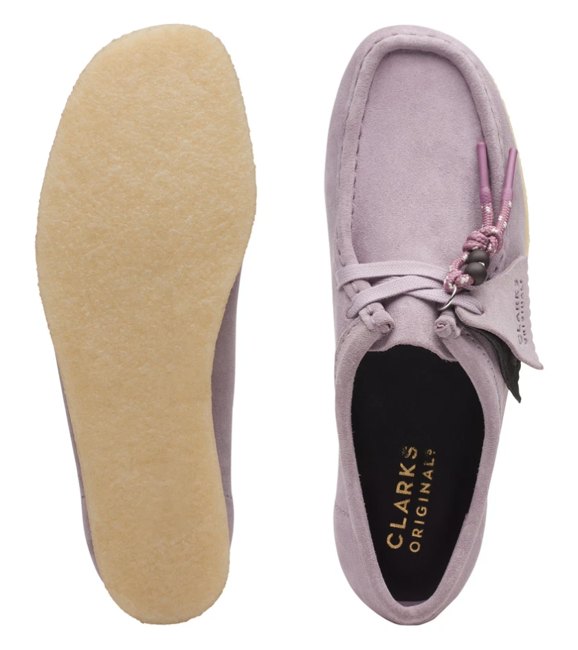 Clarks Wallabee - 26173244 - Mauve Suede (Women's)