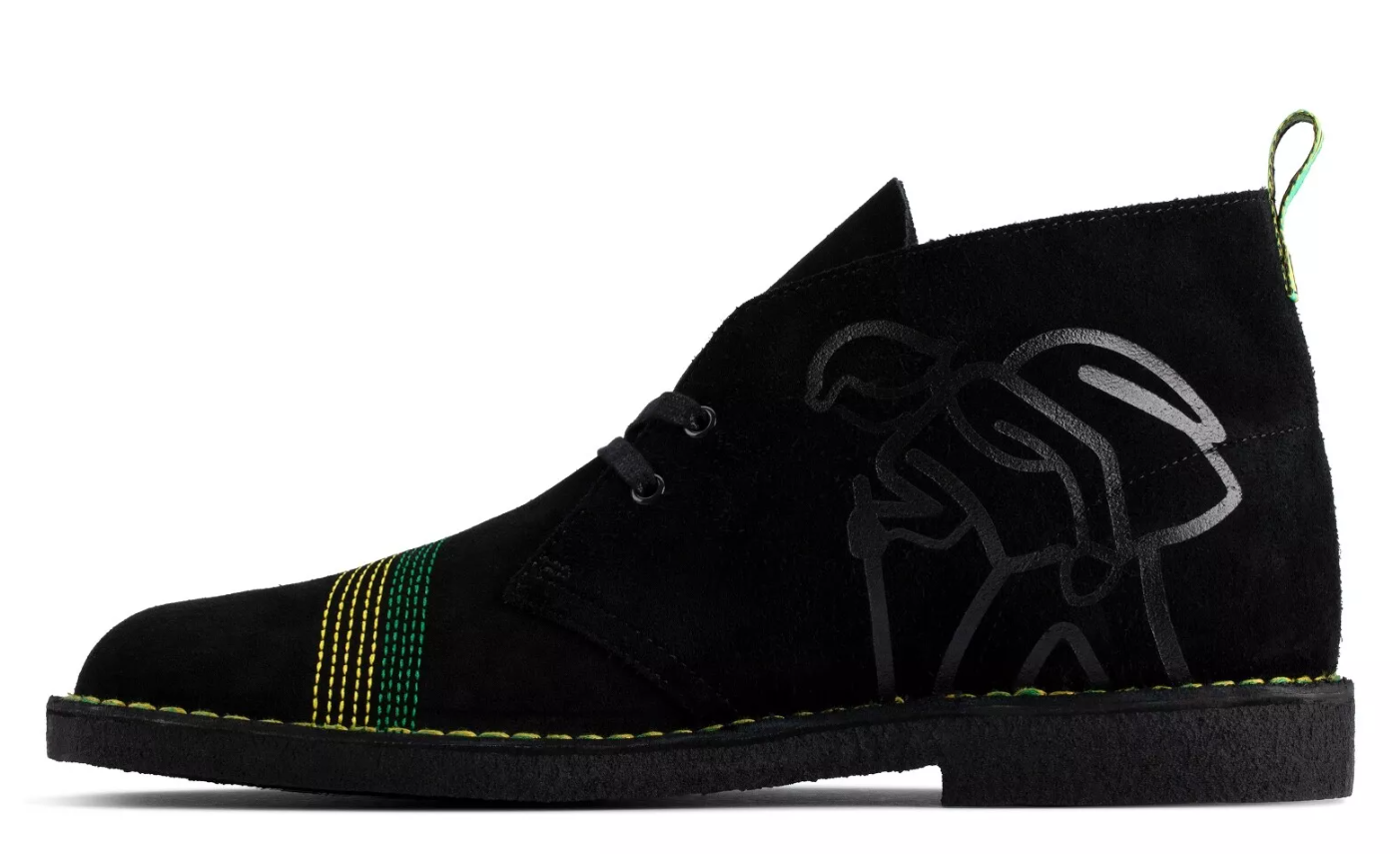 Clarks Desert Boot - Jamaica - Black Multi - 26155917 - Men's