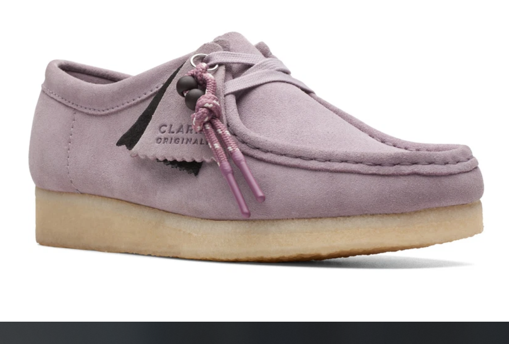 Clarks Wallabee - 26173244 - Mauve Suede (Women's)