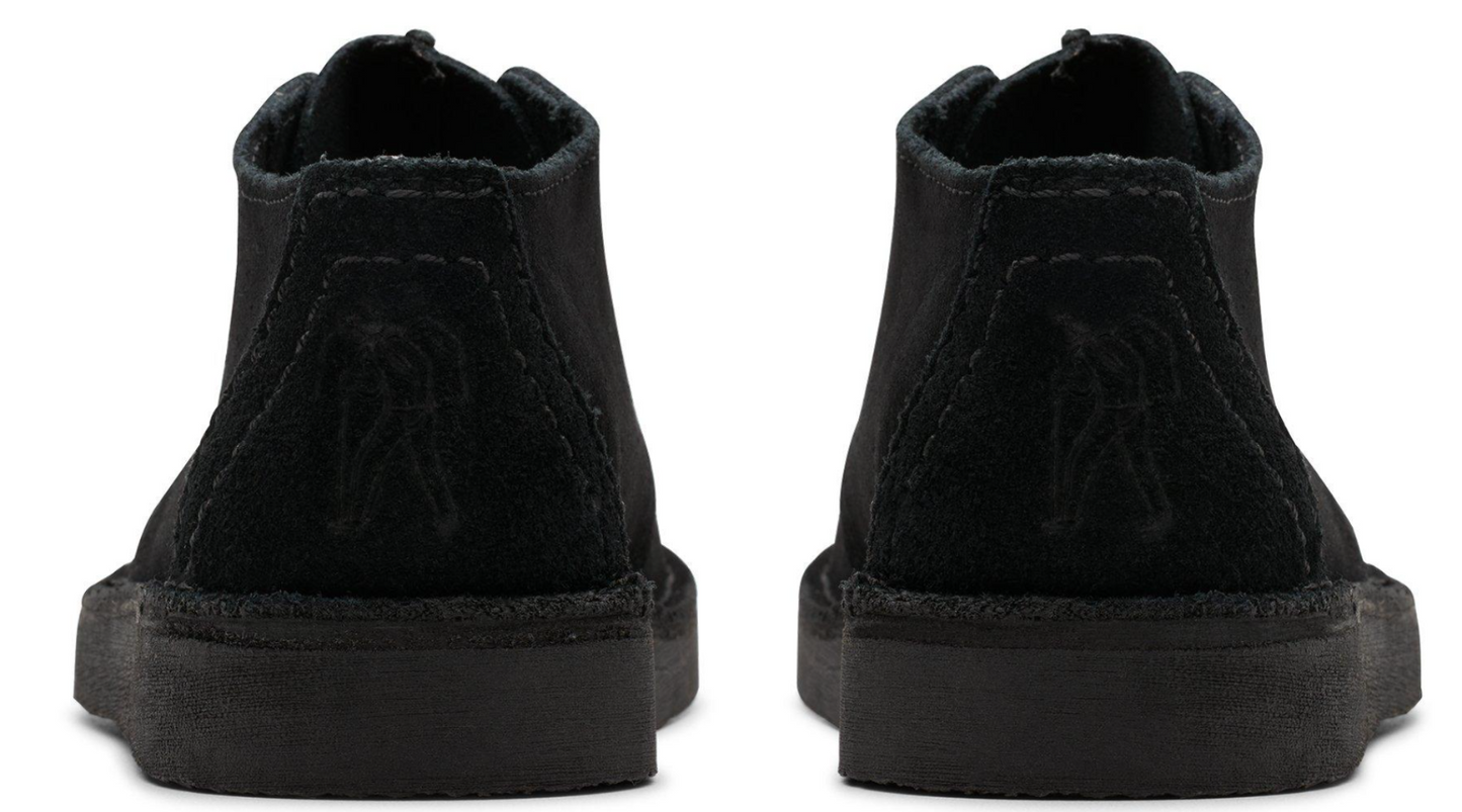 Clarks Desert Trek Black Suede - 26168046 - KIDS / JUNIORS