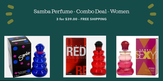Perfume - Samba - 3.3 FL.OZ - Women (COMO DEAL) - 3 FOR $39.00 (FREE SHIPPING)