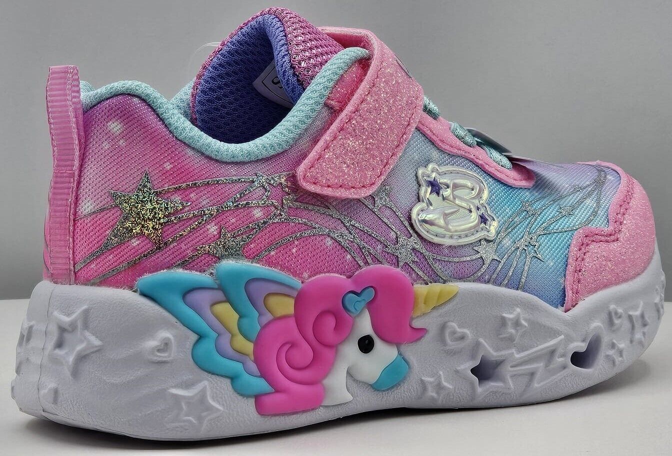 SKECHERS LIGHT UPS - LIL STELLAR - 302697/PKTQ (TODDLERS)