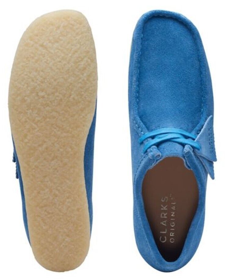 Clarks Wallabee - 26170534 - Bright Blue - Adults