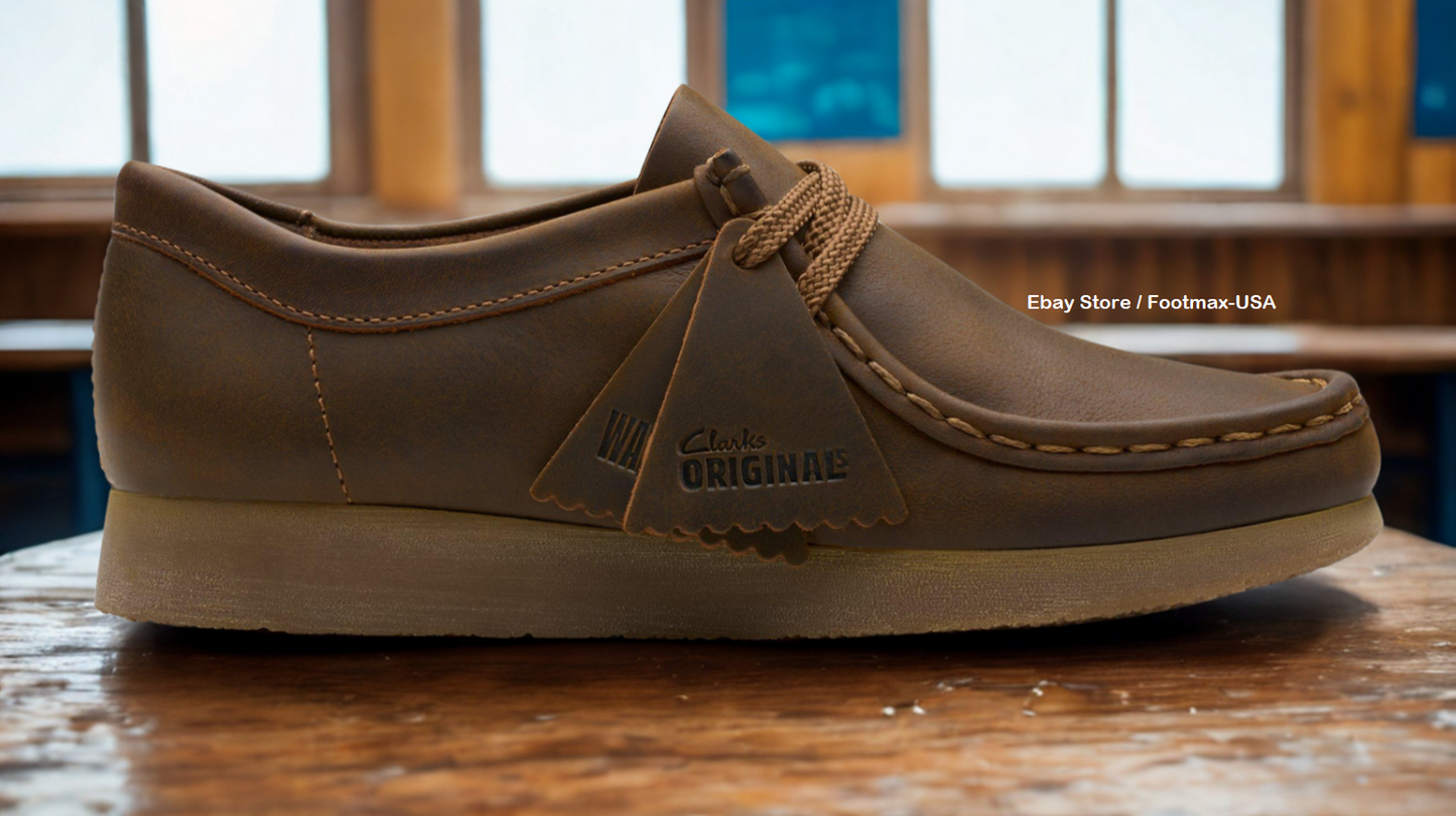 Clarks Kids / Juniors - Wallabee - Beeswax - 26172598