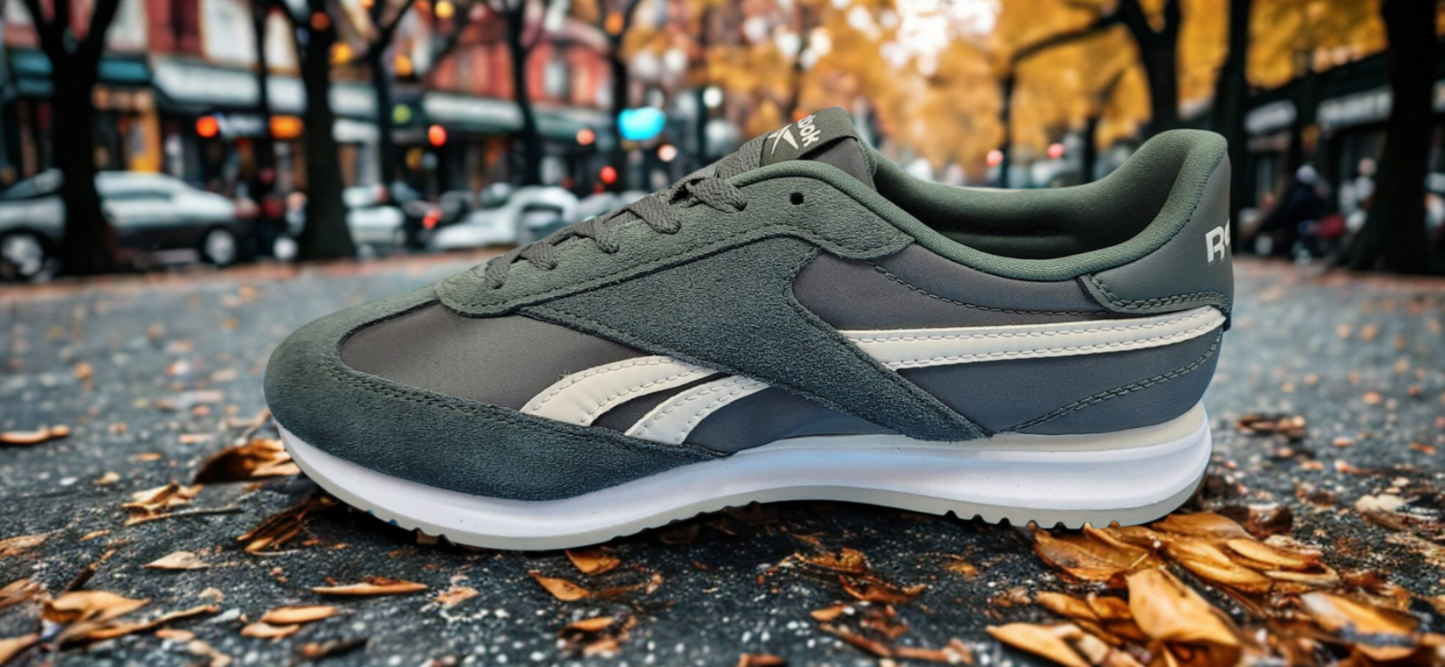 Reebok World 70 - Dk. Green / Tan / White - AR30309M-GTW