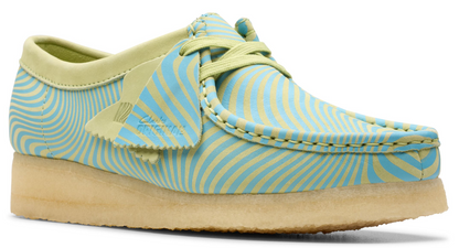 Clarks Wallabee -26175834 - Blue / Lime Print (Women's)