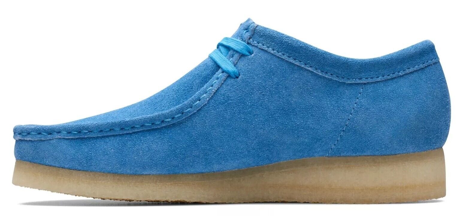 Clarks Wallabee - 26170534 - Bright Blue - Adults