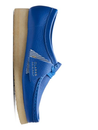 Clarks Wallabee Bright Blue WOMEN'S) - 26174009