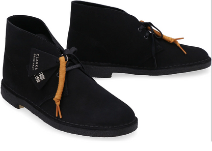 Clarks - Desert Boot - Black Suede - 26155480 - Men's