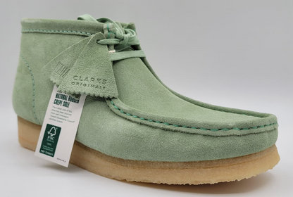Clarks Wallabee Boot - Green Suede (26169732)